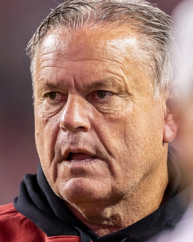 Razorbacks coach Sam Pittman against Florida International on Saturday